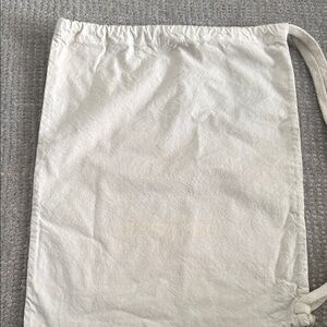 Boris Bidjan Saberi 11 Neutral Cotton Drawstring Dust Bag